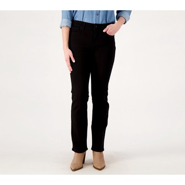 NYDJ Marilyn Straight Jean- Black