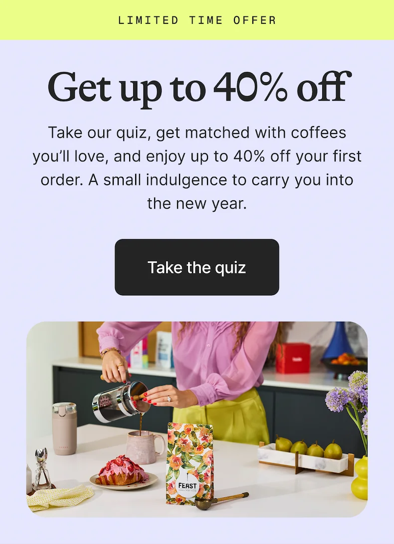 Get up to 40% off