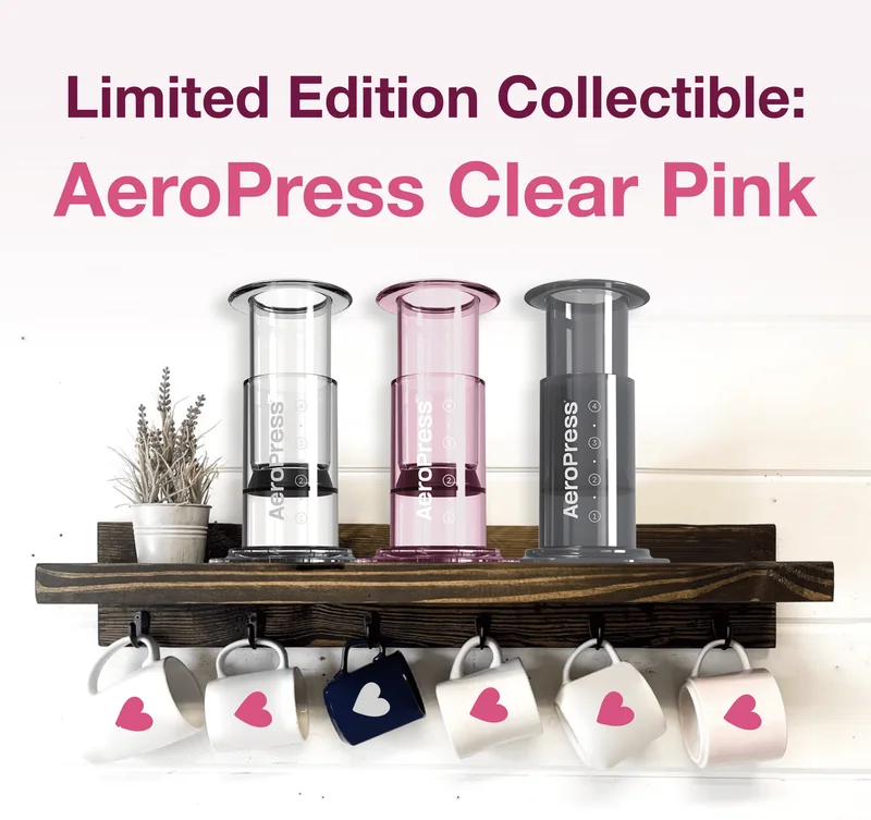 Limited Edition Collectible: AeroPress Clear Pink
