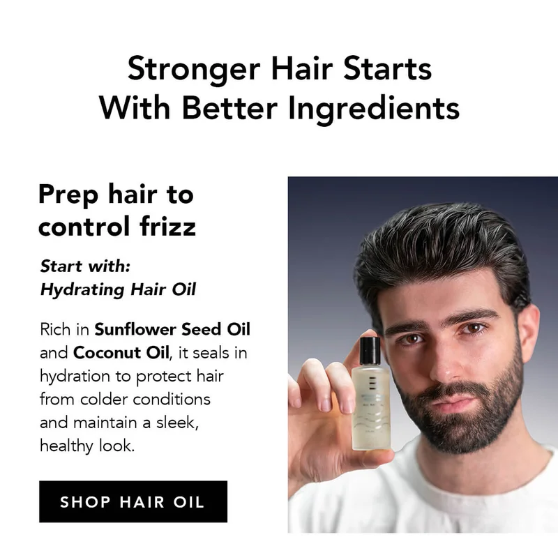 Prep hair to control frizz with Hydrating Hair Oil