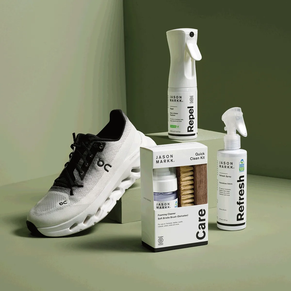 You’ll Never Go Back. | Once you find the right care for your gear, you’ll never go back to dirty shoes. Just ask the thousands of customers who swear by a Jason Markk clean.