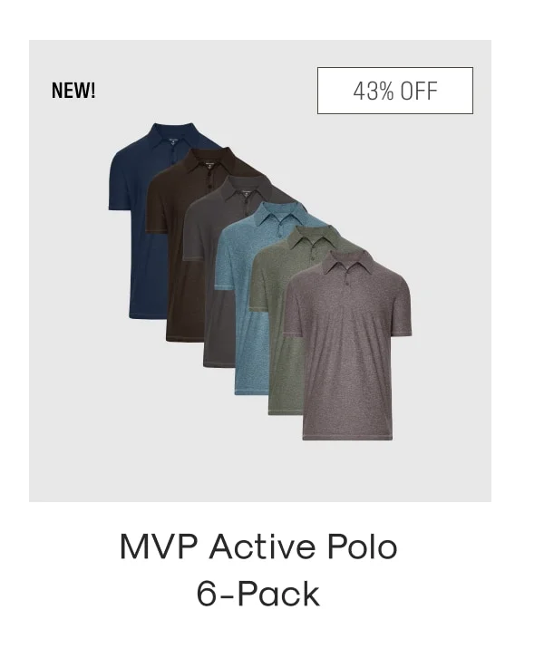 MVP Active Polo 6-Pack