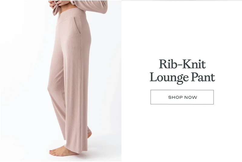 Shop The Rib-Knit Lounge Pant