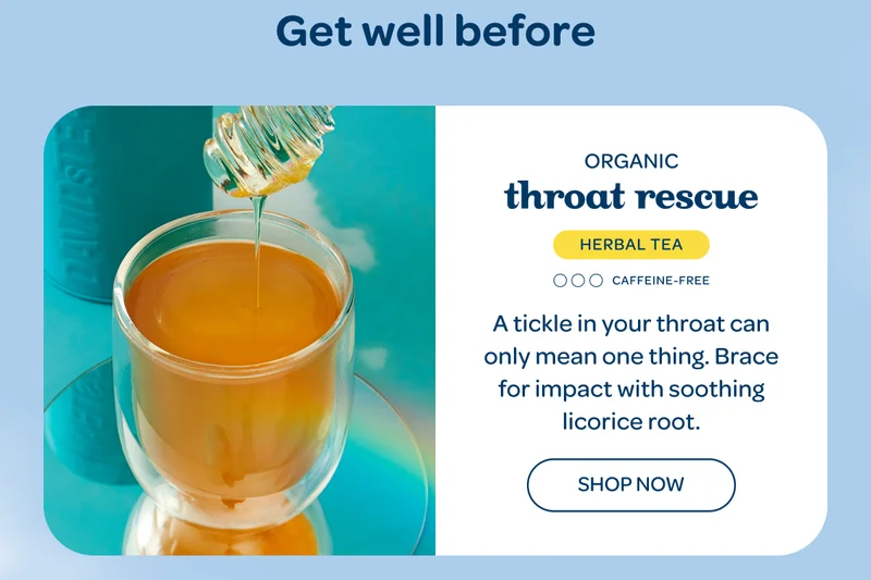 Organic Throat Rescue - A tickle in your throat can only mean one thing. Brace for impact with soothing licorice root. - Shop now