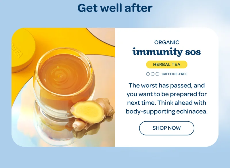 Organic Immunity SOS - The worst has passed, and you want to be prepared for next time. Think ahead with body-supporting echinacea. - Shop now