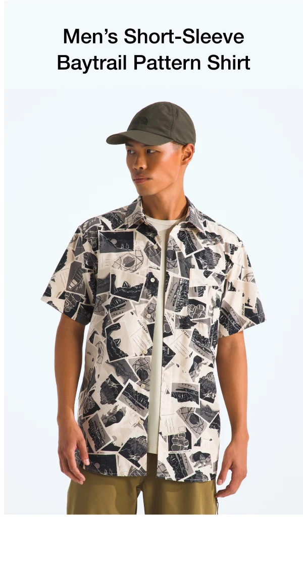 Men's Short-Sleeve Baytrail Pattern Shirt