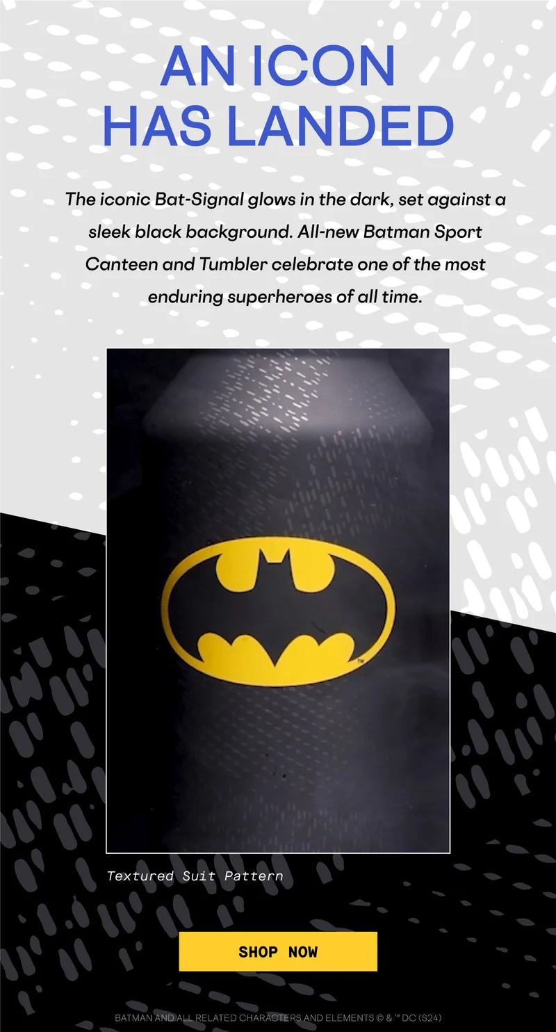 NEW Batman drinkware