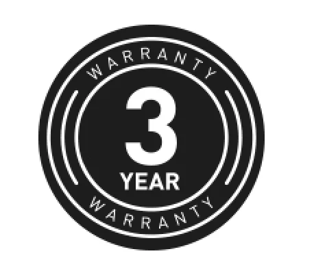 3 Year Warranty
