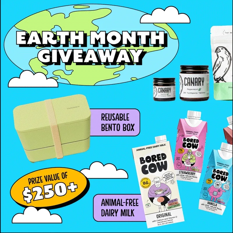 Earth Month Giveaway. Prize value of $250+