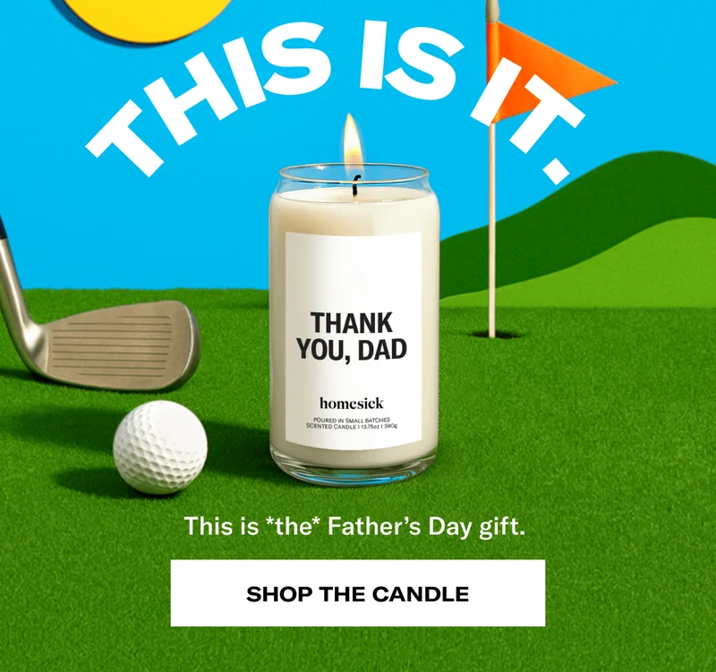 This is It. | This is *the* Father's Day gift. | Shop The Candle