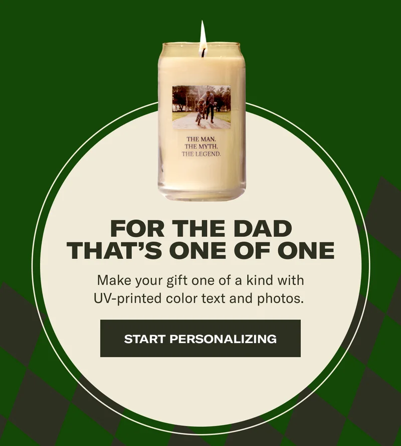 For The Dad That's One of One | Make your gift one of a kind with UV-printed color text and photos. | Start Personalizing