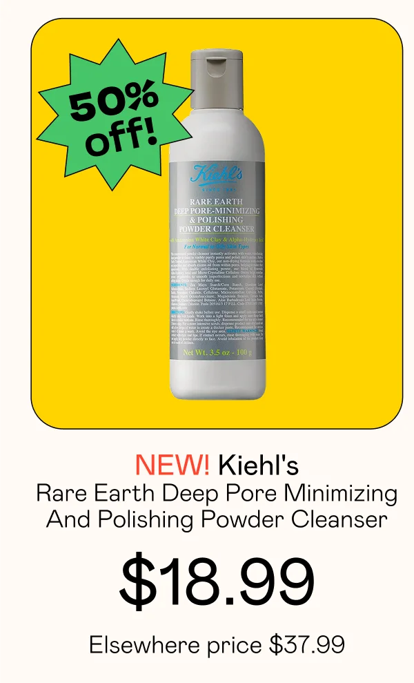 Rare Earth Deep Pore Minimizing And Polishing Powder Cleanser