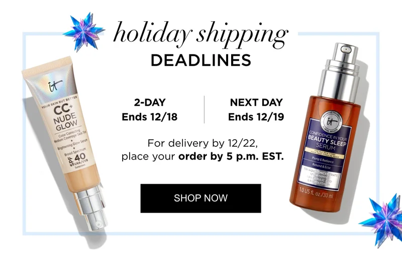 Holiday Shipping Deadlines