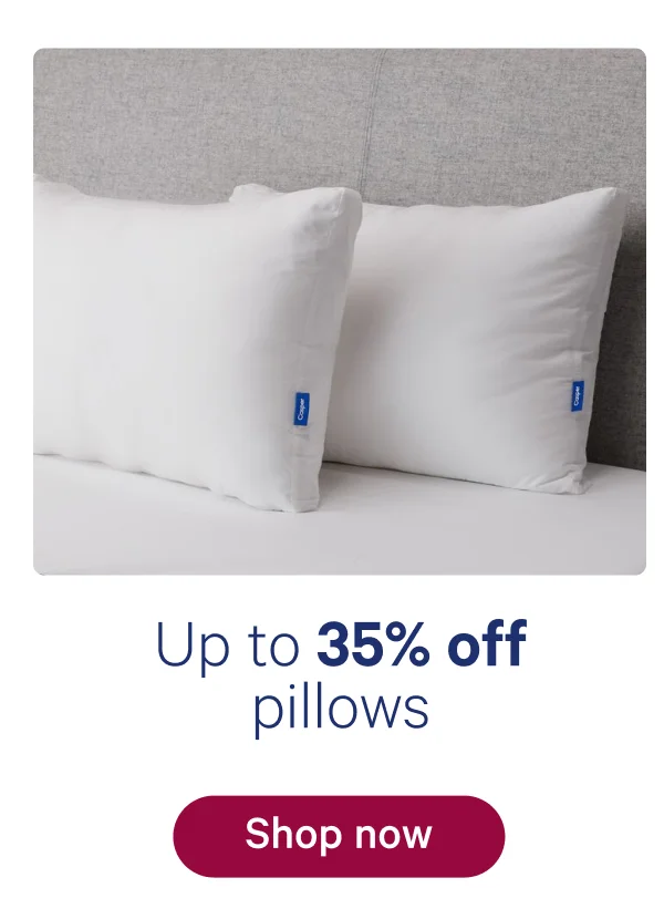 Up to 35% off pillows