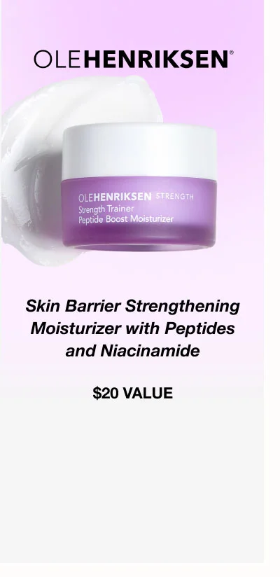 Ole Henriksen - Skin Barrier Strengthening Moisturizer with Peptides and Niacinamide - $20 VALUE