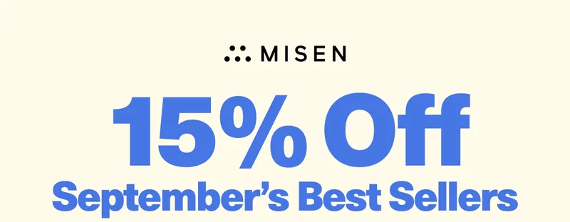 15% Off September's Best Sellers
