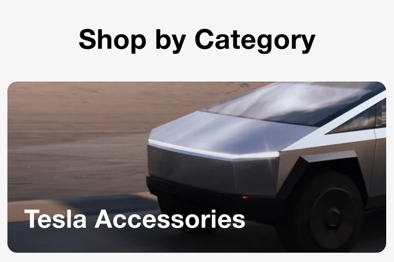 Tesla Accessories collection