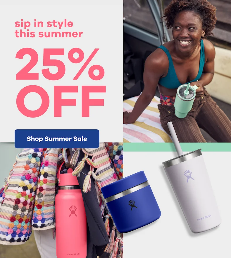 Sip in style this summer 25% OFF | Shop Summer Sale