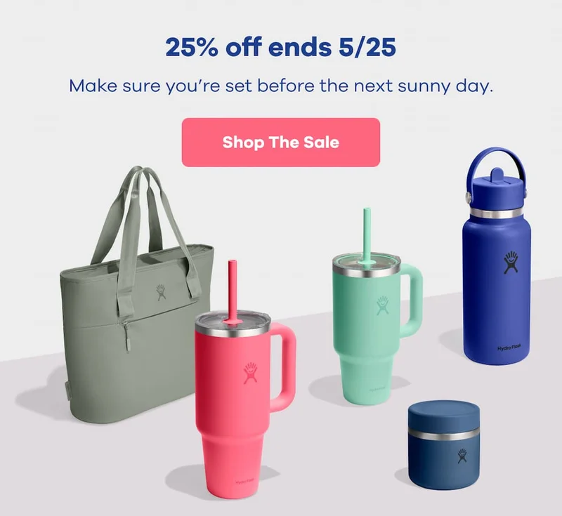 25% off ends 5/25. Make sure you’re set before the next sunny day. | Shop The Sale