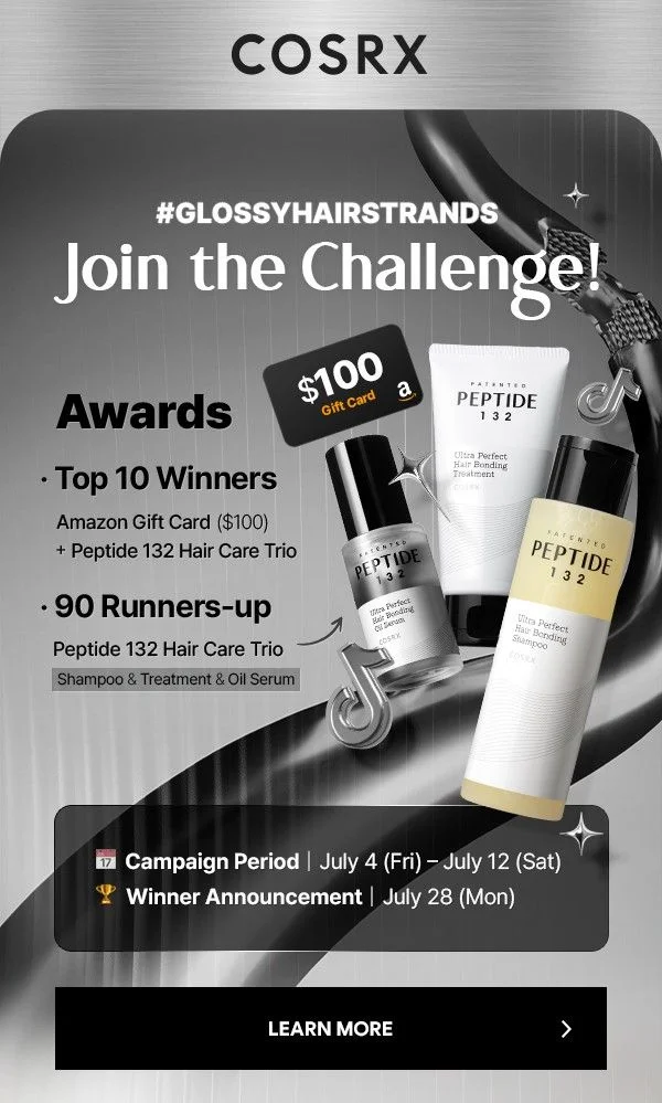 Join our TIKTOK Challenge! #GLOSSYHAIRSTRANDS