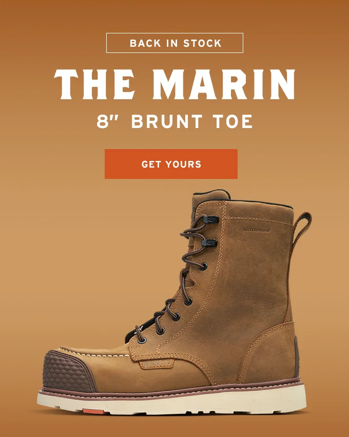 Marin 8 BRUNT Toe Is BACK IN STOCK