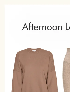 LuxeFleece Oversized Sweatshirt in Desert Sand