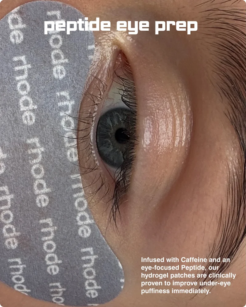 peptide eye prep: Infused with Caffeine and an eye-focused Peptide, our hydrogel patches are clinically proven to improve under-eye puffiness immediately. ​