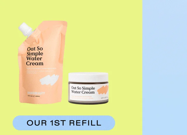 Check out our first refill - Oat So Simple Water Cream Refill