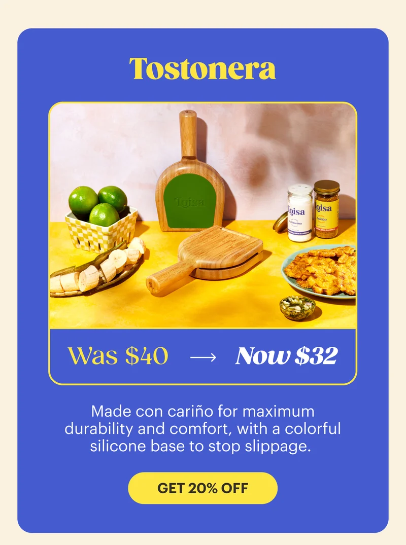 Tostonera GET 20% OFF