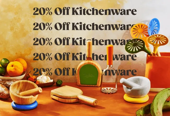 20% Off Kitchenware