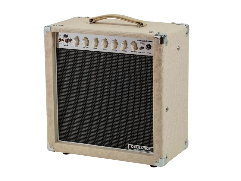 Stage Right by Monoprice 15-Watt 1x12 Guitar Combo Tube Amp with Celestion Speaker and Spring Reverb