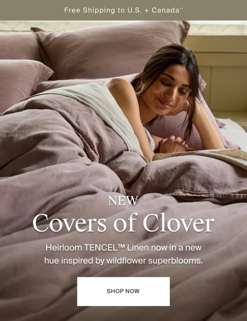 New Heirloom Tencel Linen in Clover | Shop Now
