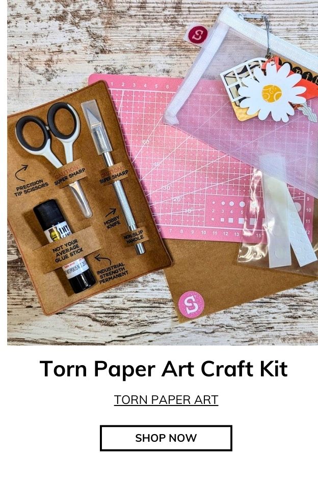 Torn Paper Art Craft Tool Kit