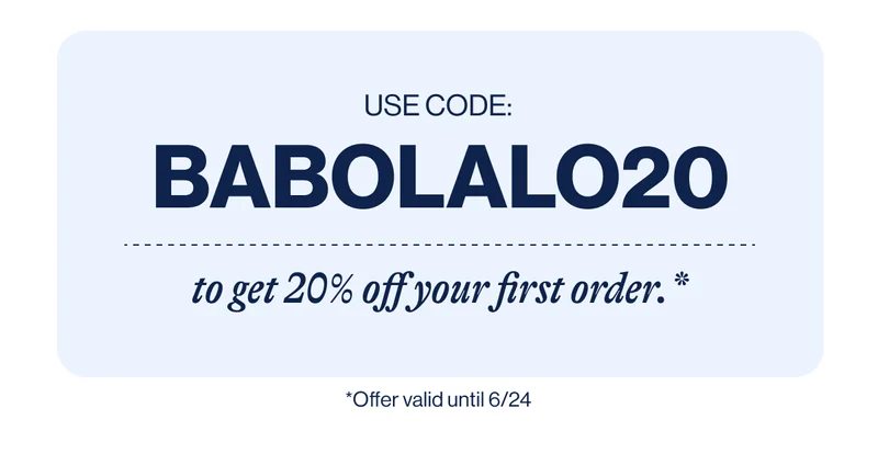 USE CODE:  BABOLALO20. to get 20% off your first order.* *Offer valid until 6/24