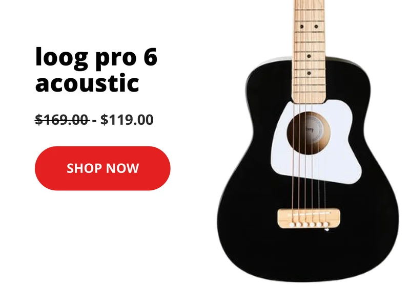 loog pro 6 acoustic $119 - shop now