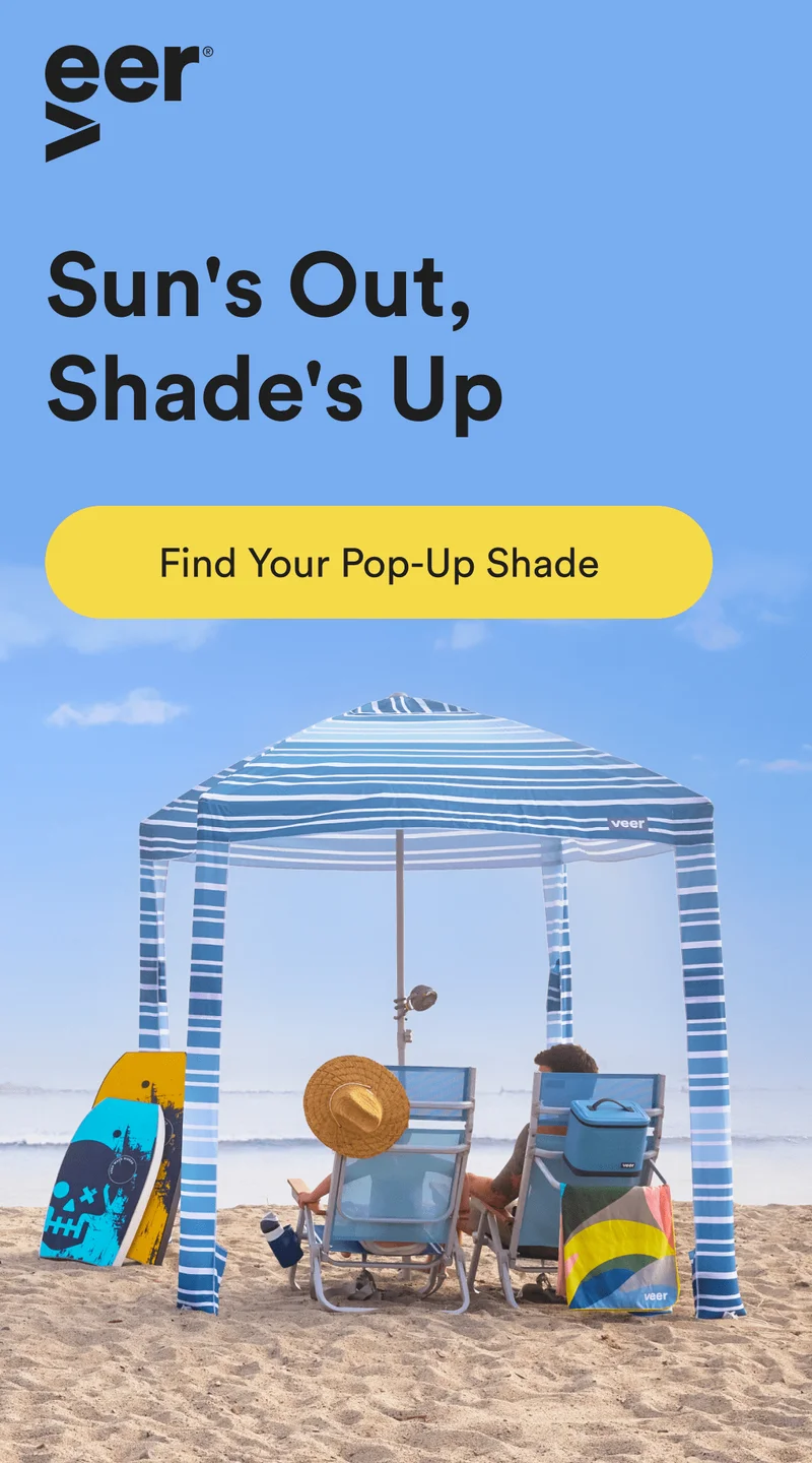sun's out, shade's up - find your pop-up shade