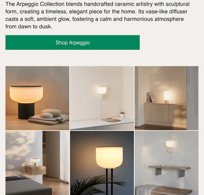 The Arpeggio Collection blends handcrafted ceramic artistry with sculptural form, creating a timeless, elegant piece for the home.