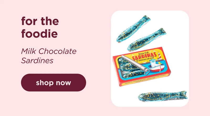 for the foodie Milk Chocolate Sardines shop now