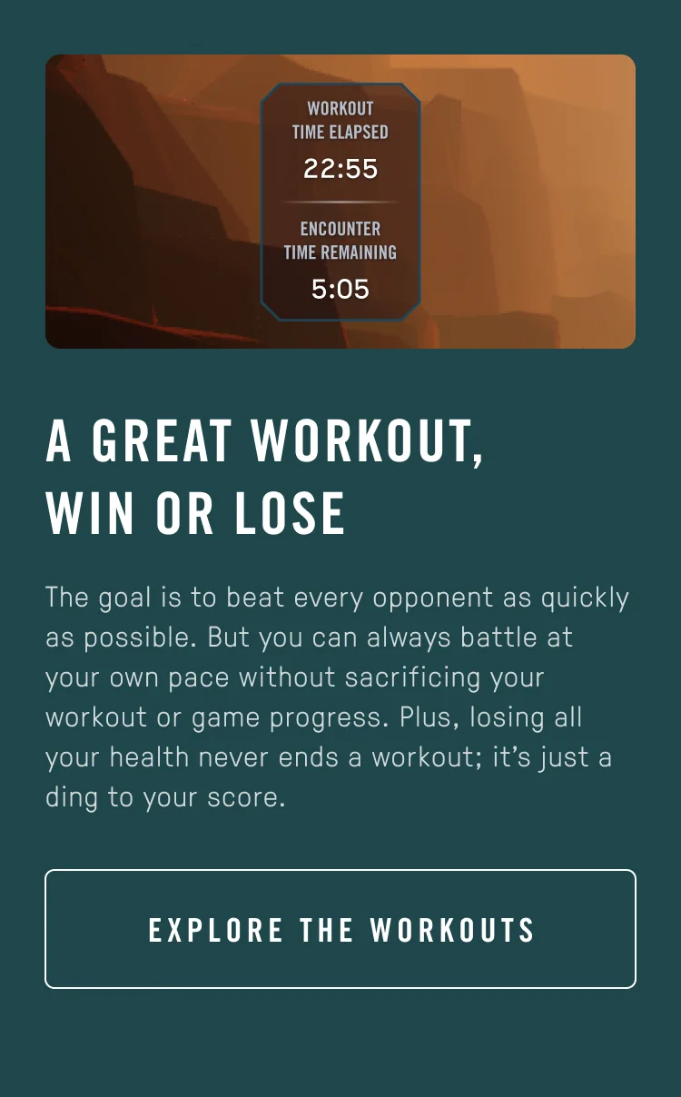 A Great Workout, Win or Lose