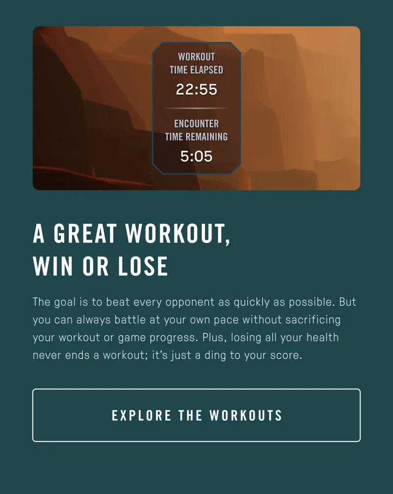 A Great Workout, Win Or Lose | Explore The Ergatta Workouts