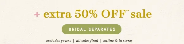 extra 50% off sale, shop now
