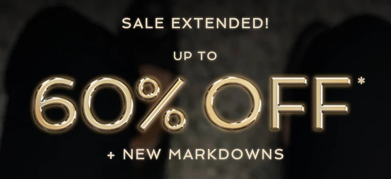 Black Friday Sale | Up to 60% off Sitewide