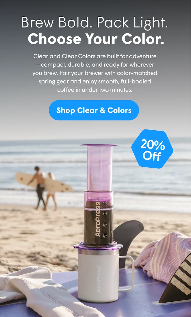 Shop Aeropress Clear and Colors