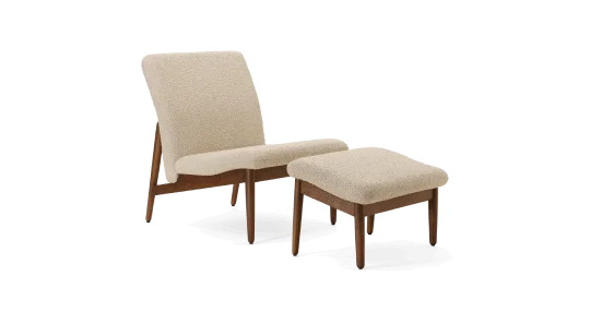 Gimlet Chair with Ottoman