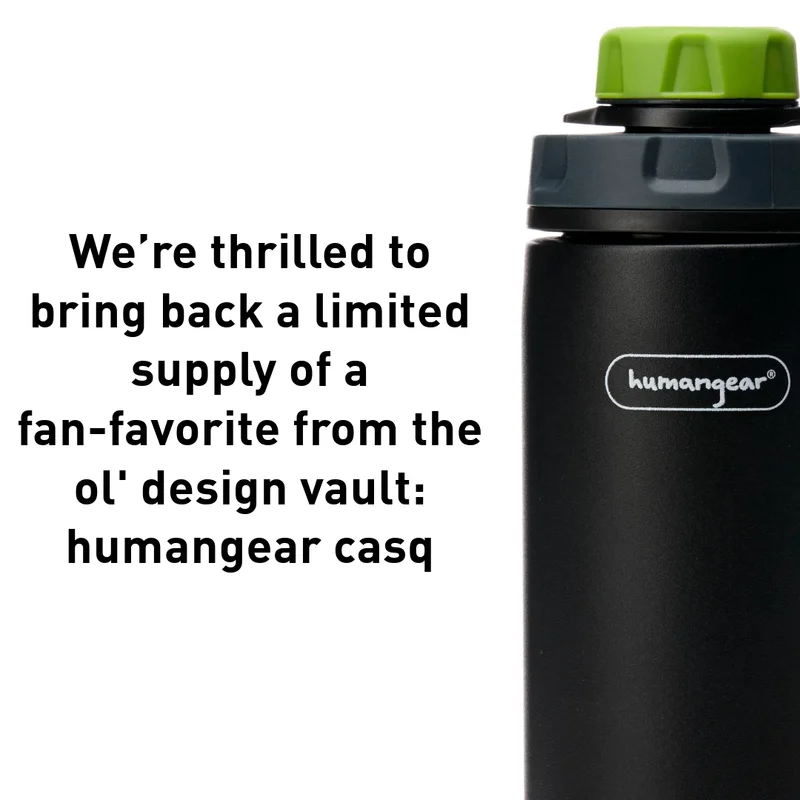 We're thrilled to bring back a limited supply of a fan-favorite from the ol' design vault: humangear casq