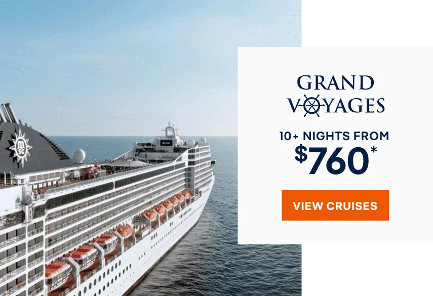 Grand Voyages 10+ Nights – Click to View Cruises & Book Now