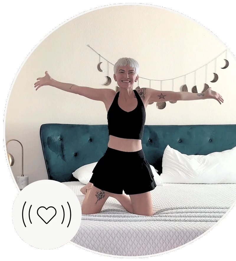 Sapira Hybrid Image -- Icon of heart amplified