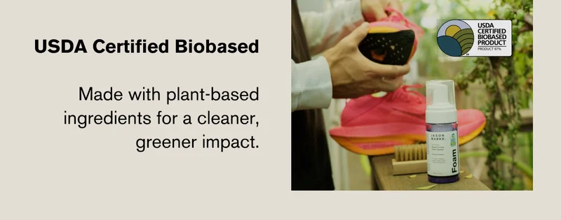 USDA CERTIFIED BIOBASED: MADE WITH PLANT-BASED INGREDIENTS FOR A CLEANER, GREENER IMPACT.