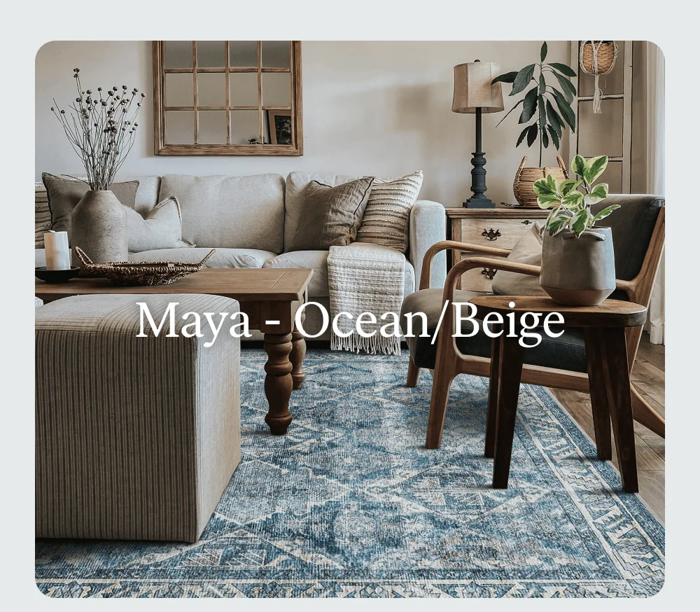 Maya - Ocean/Beige