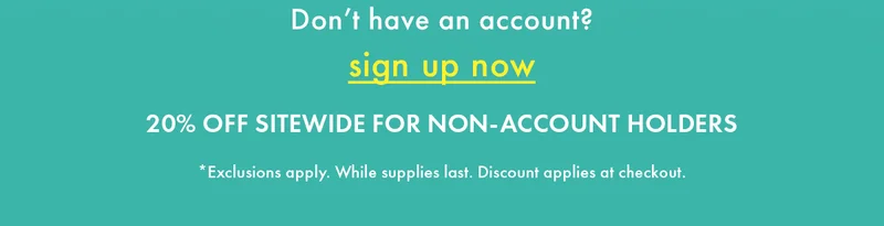 Signup now for free account